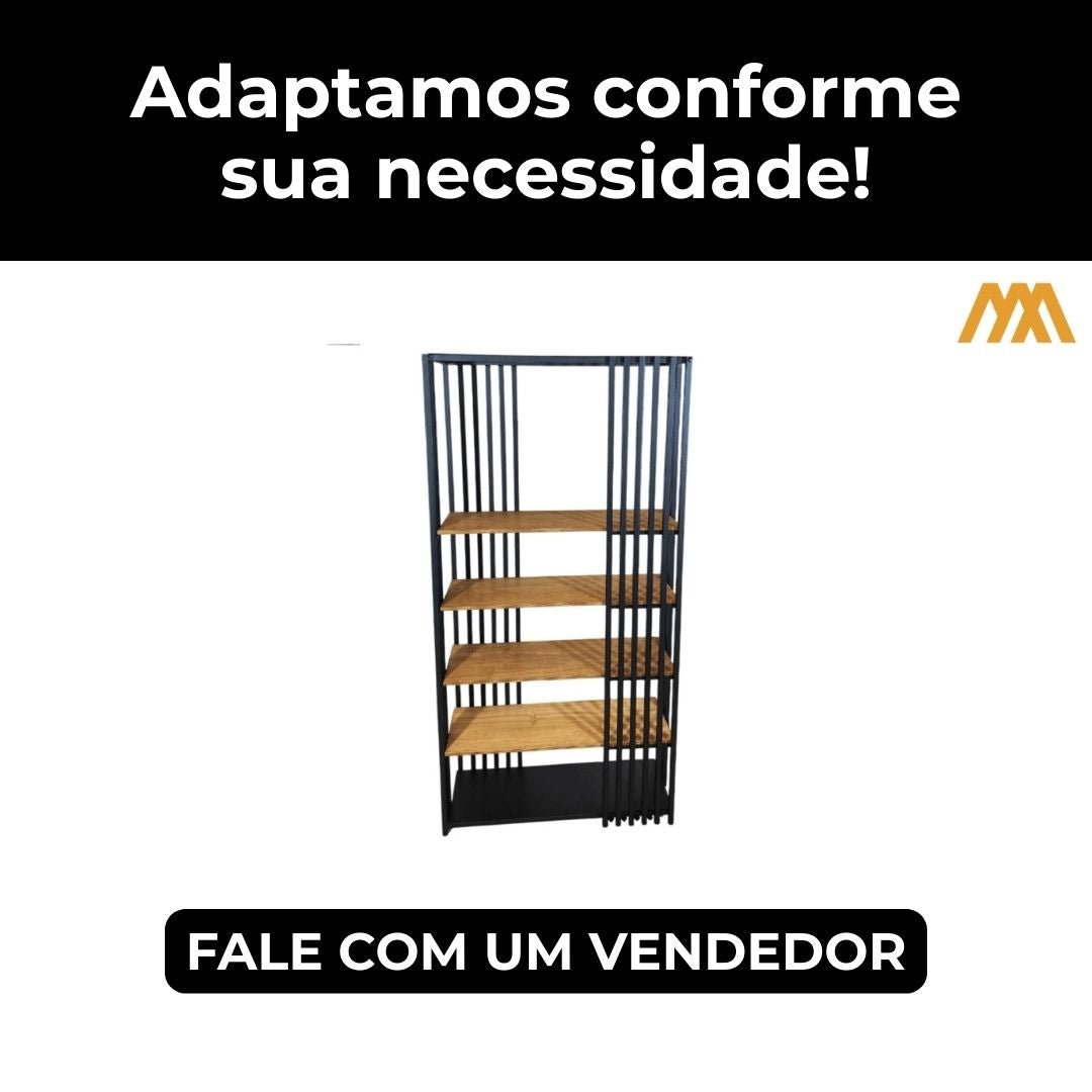 Estante Industrial Assis - MetaloArt