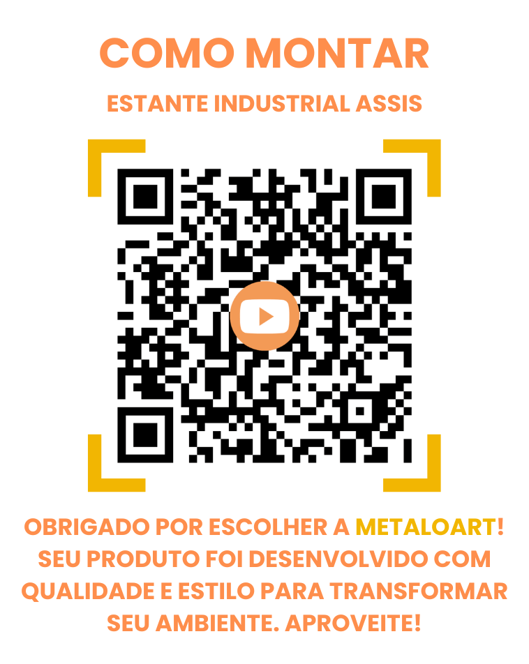 Estante Industrial Assis - MetaloArt