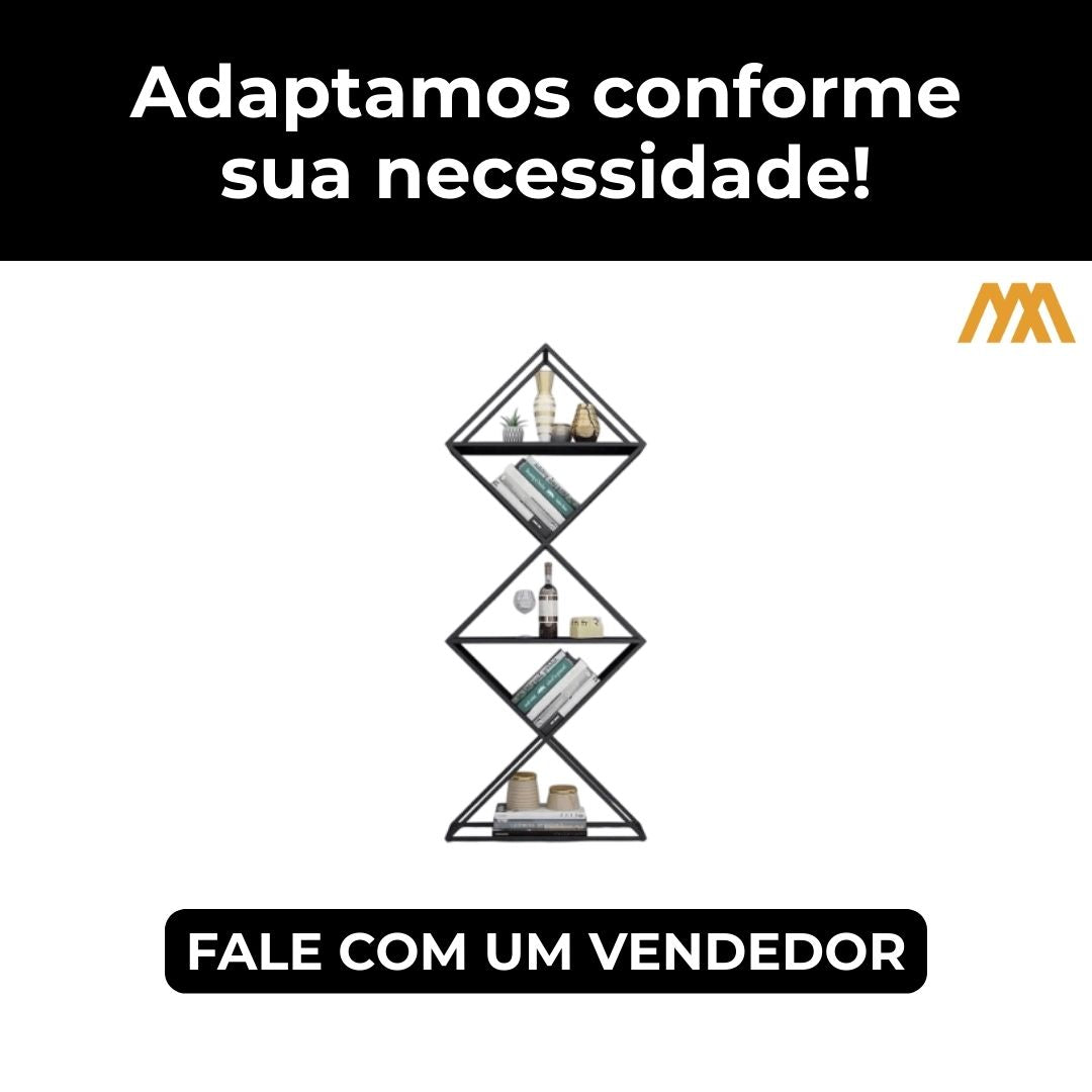 Estante Industrial Fish - MetaloArt