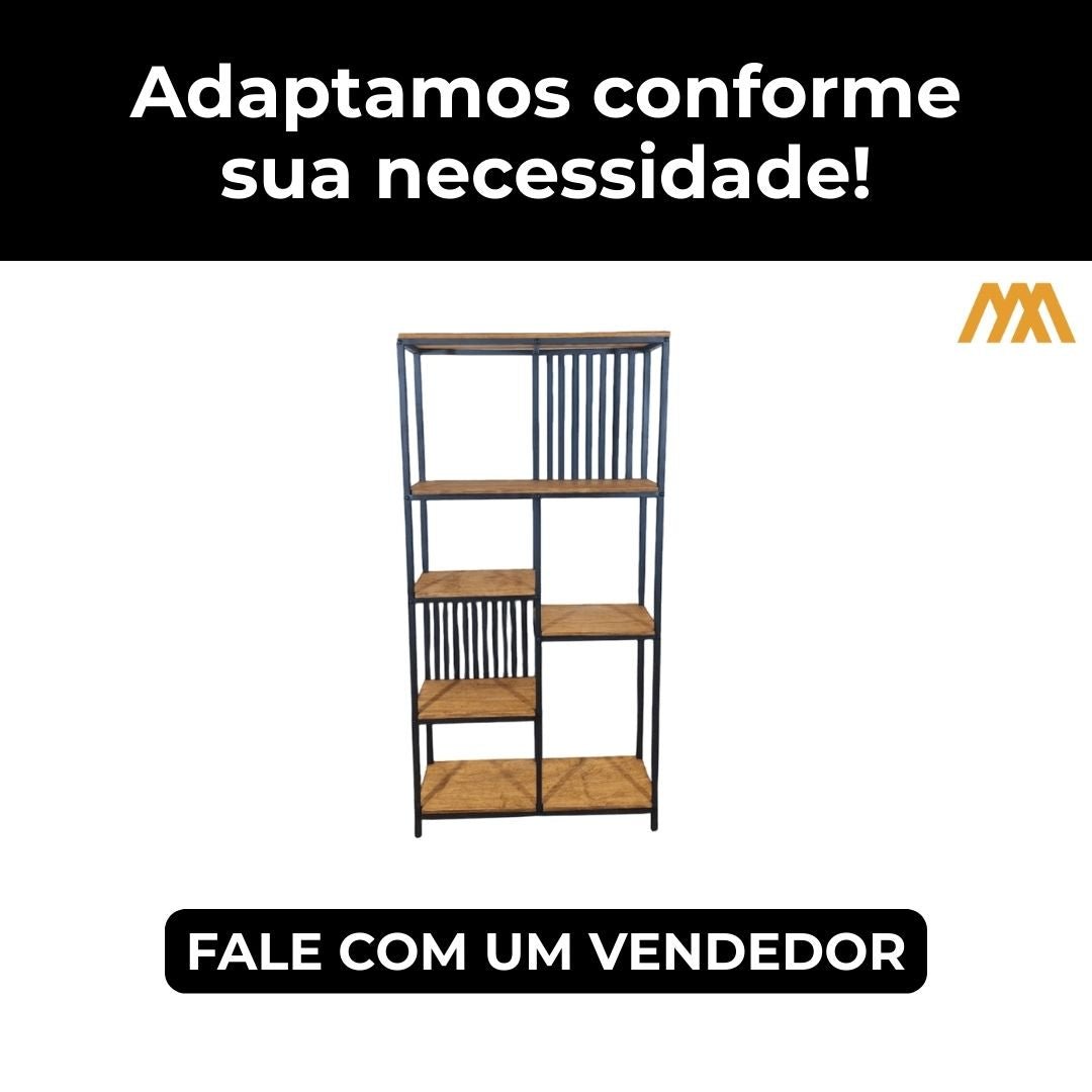 Estante Industrial Lattice - MetaloArt