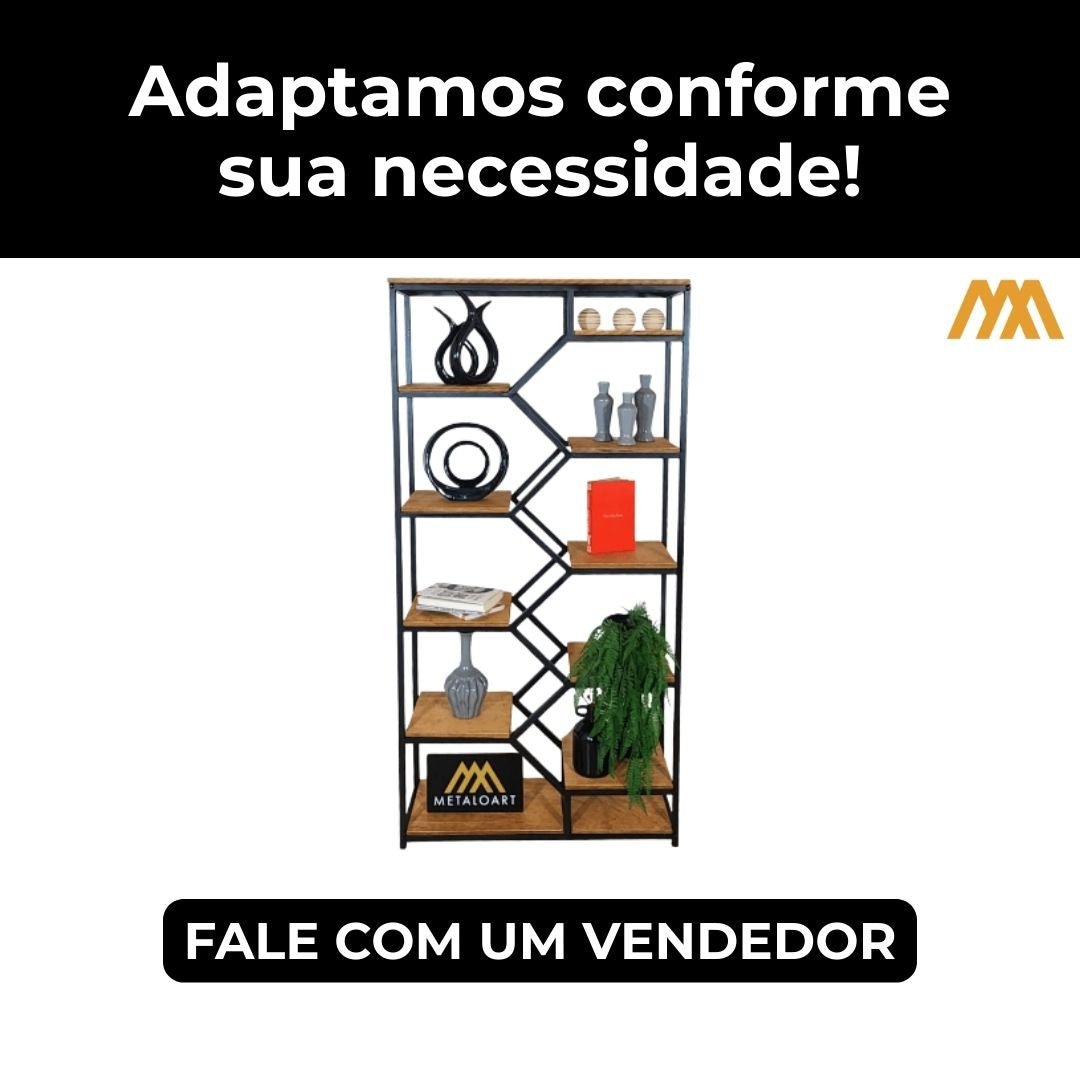 Estante industrial Madri - MetaloArt