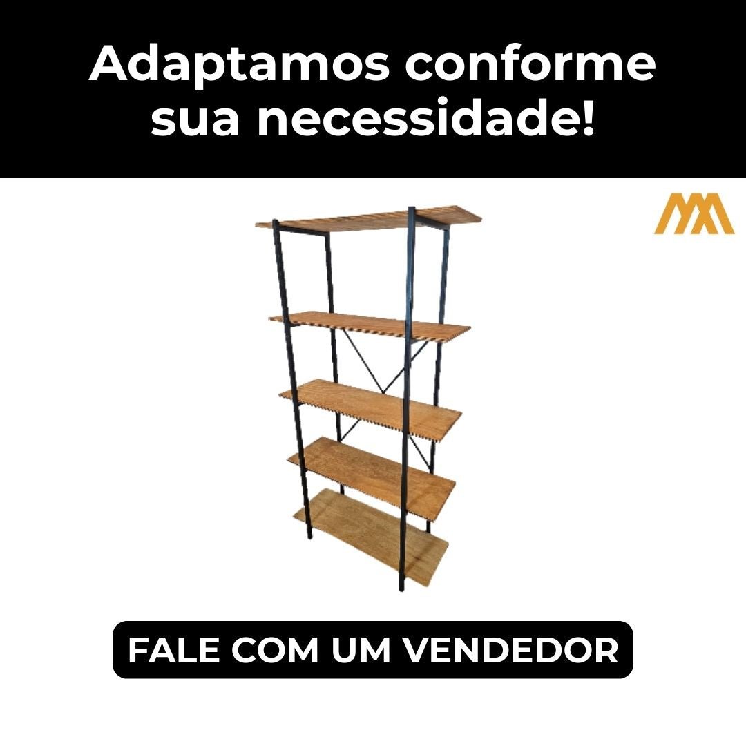 Estante industrial Veneza - MetaloArt