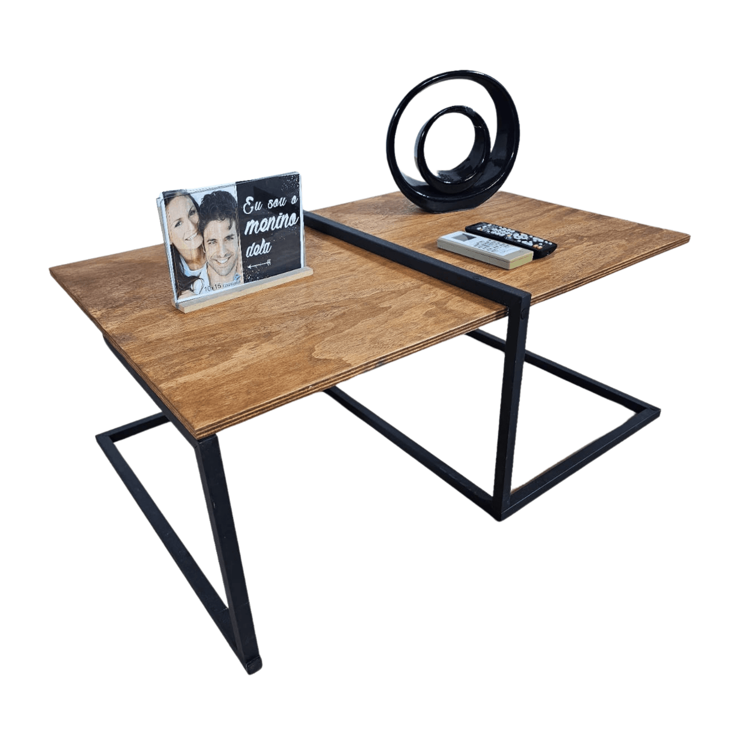 mesa de centro industrial Axis - MetaloArt