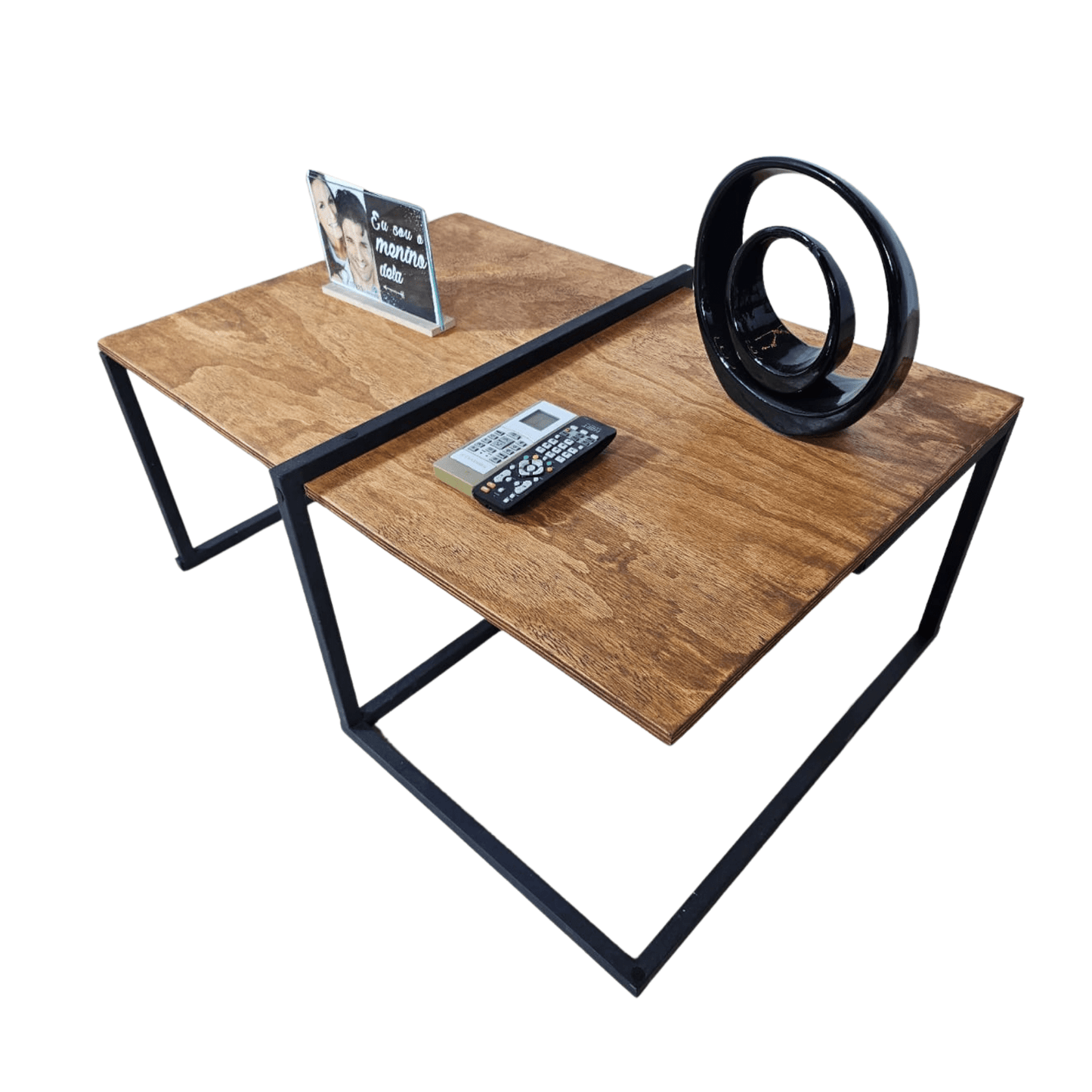 mesa de centro industrial Axis - MetaloArt