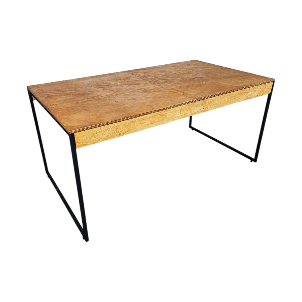 Mesa De Jantar Estilo Industrial Rústica - MetaloArt