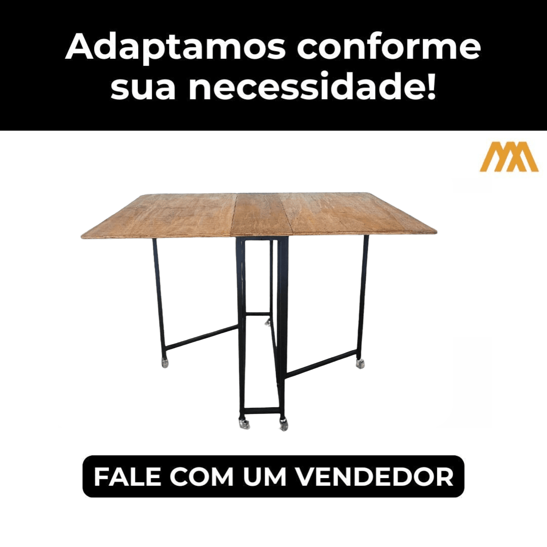 Mesa Dobrável Hilux - MetaloArt
