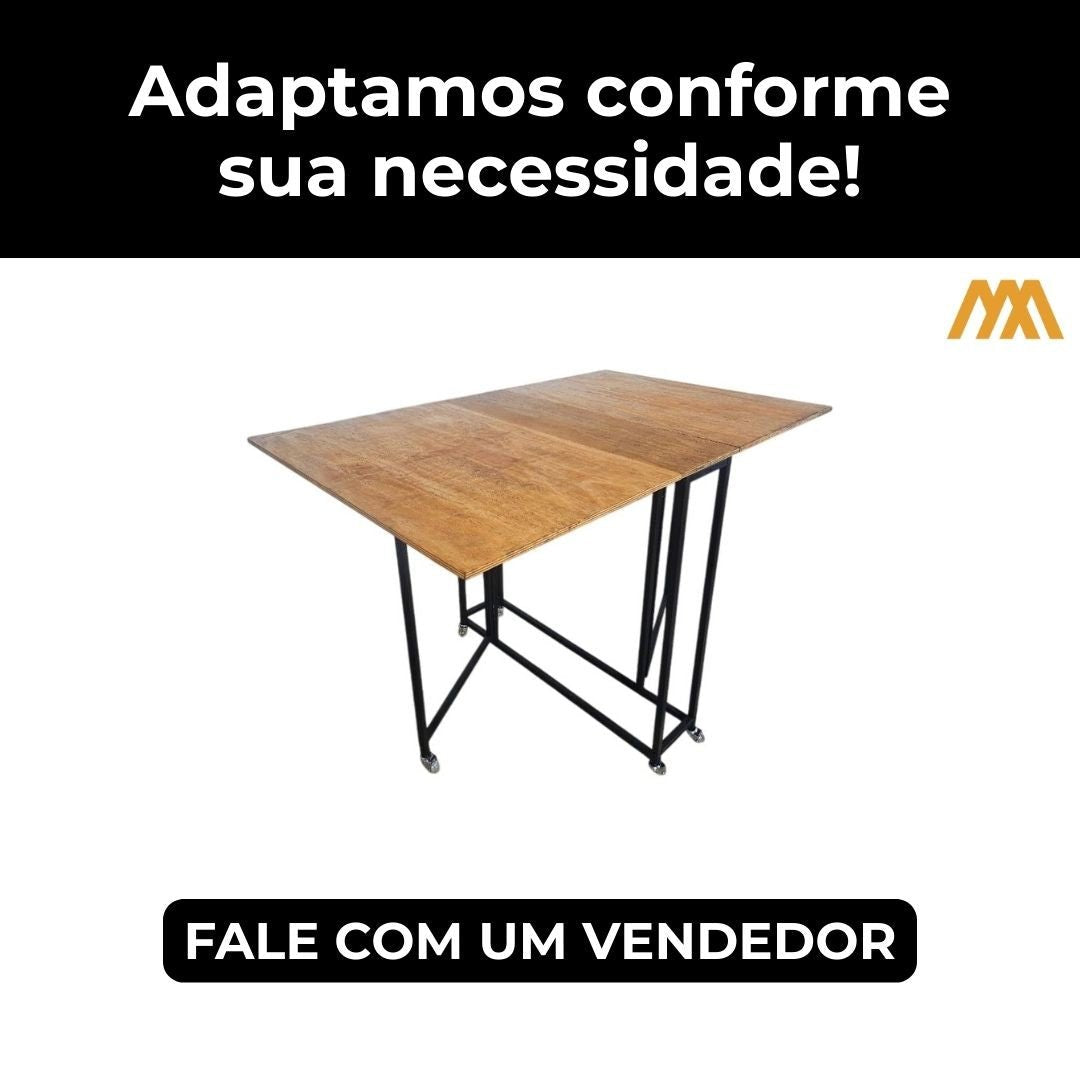 Mesa Dobrável Hilux - MetaloArt