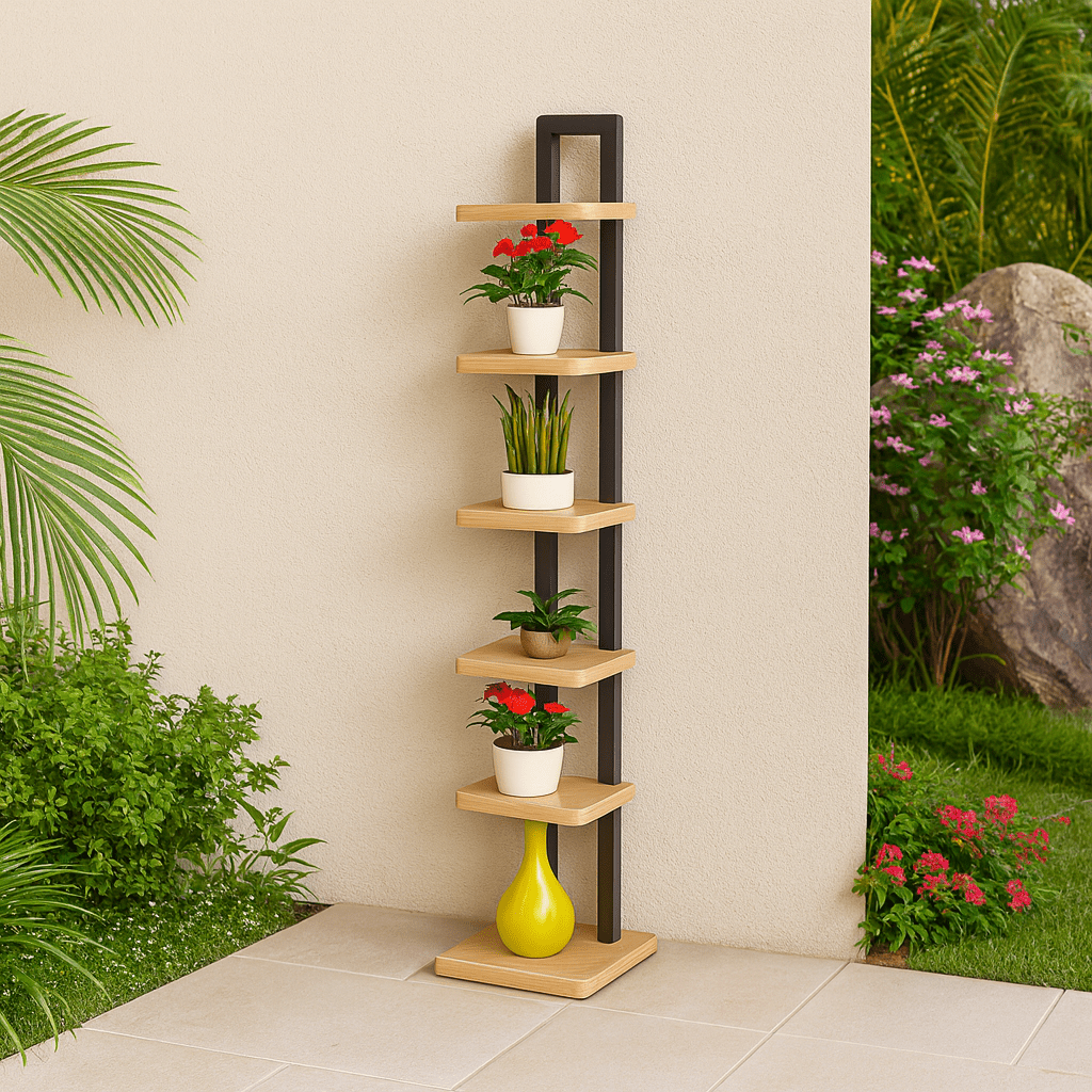 rack plantas Suporte de Plantas Estilo Industrial Suzy em Metal – MetaloArt