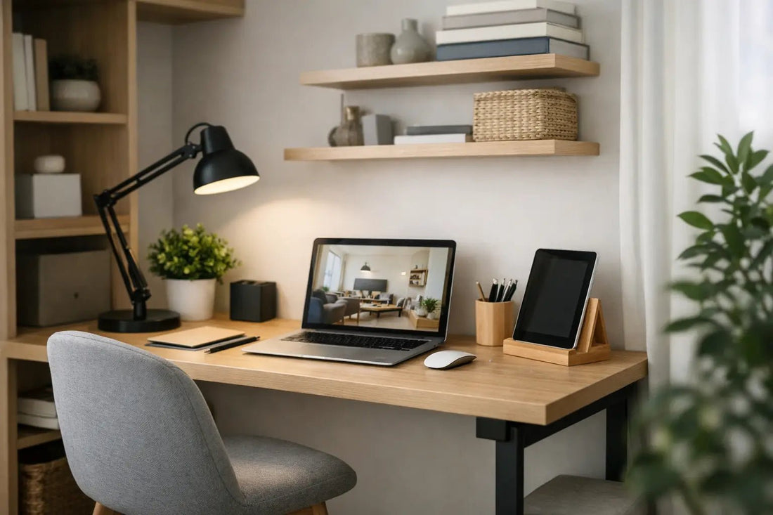 7 escolhas para um home office pequeno bem resolvido - MetaloArt