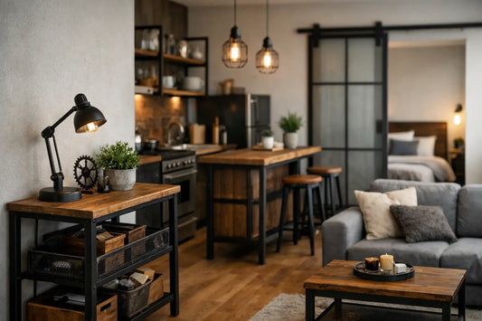 Móvel industrial combina com apartamento pequeno?