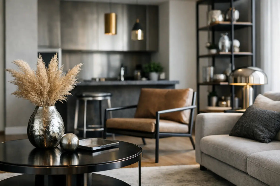 Como decorar apartamento com metal sem pesar