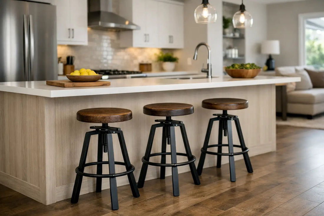 Banco industrial para cozinha americana - MetaloArt