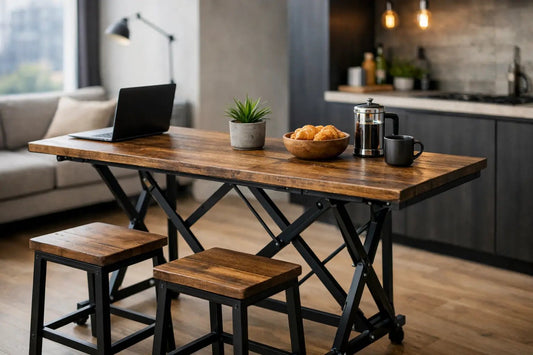 Como escolher mesa dobrável industrial para apartamento - MetaloArt