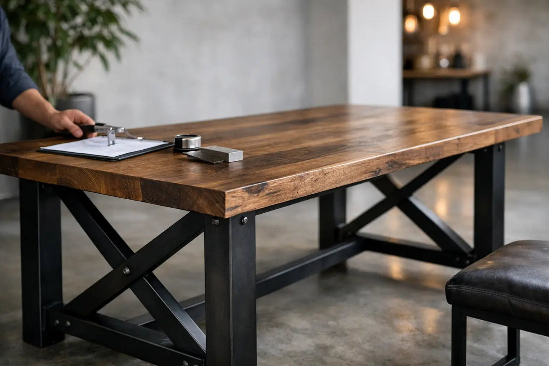 Como escolher mesa industrial resistente - MetaloArt