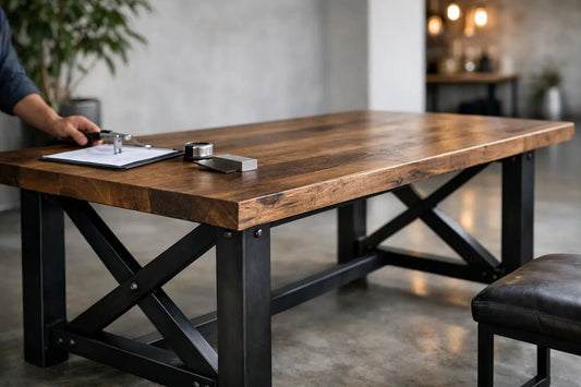 Como escolher mesa industrial resistente - MetaloArt