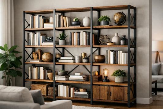 Estante Industrial para Livros e Decoração - MetaloArt