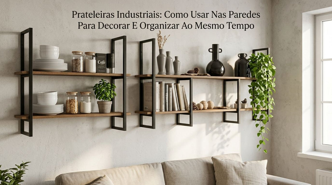 Prateleiras Industriais: Como Usar Nas Paredes Para Decorar E Organizar Ao Mesmo Tempo - MetaloArt