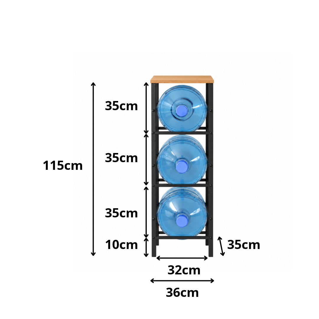 Suporte para Galão de Água Estilo Industrial Nilo