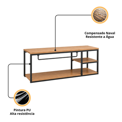 Gabinete para Banheiro Estilo Industrial Lux