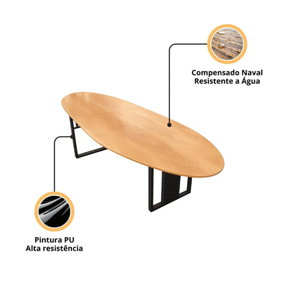 Mesa Escritório Estilo Industrial Wind