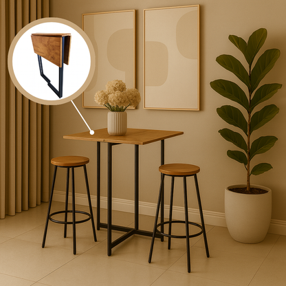 Mesa Dobravel Estilo Industrial Raar