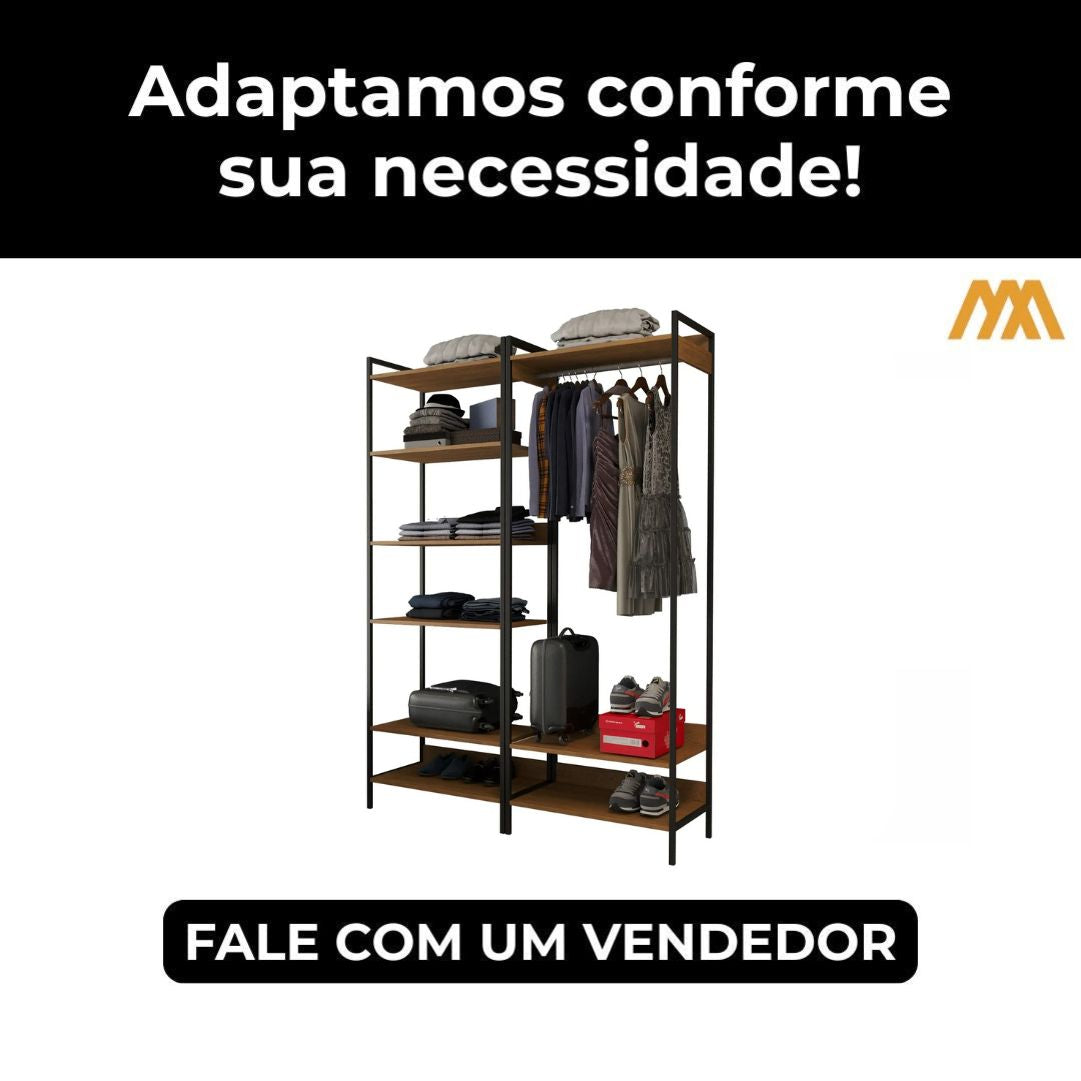 Adaptamos o Closet Industrial Modein - MetaloArt