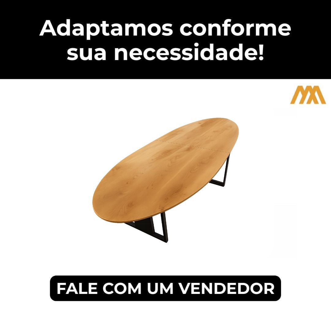 Adaptamos a Mesa Escritório Estilo Industrial Wind - MetaloArt
