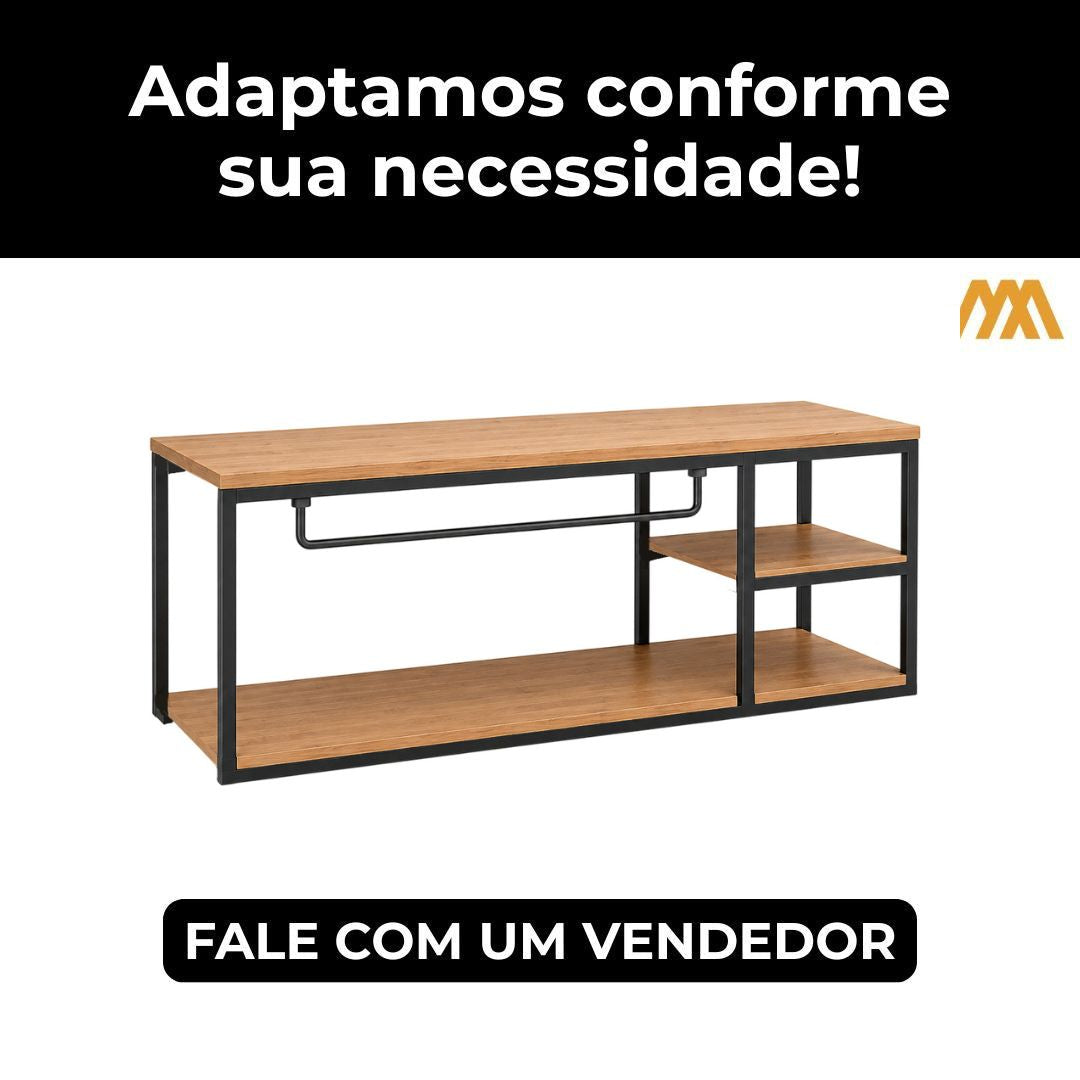 Gabinete para Banheiro Estilo Industrial Lux