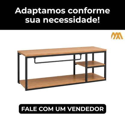 Gabinete para Banheiro Estilo Industrial Lux