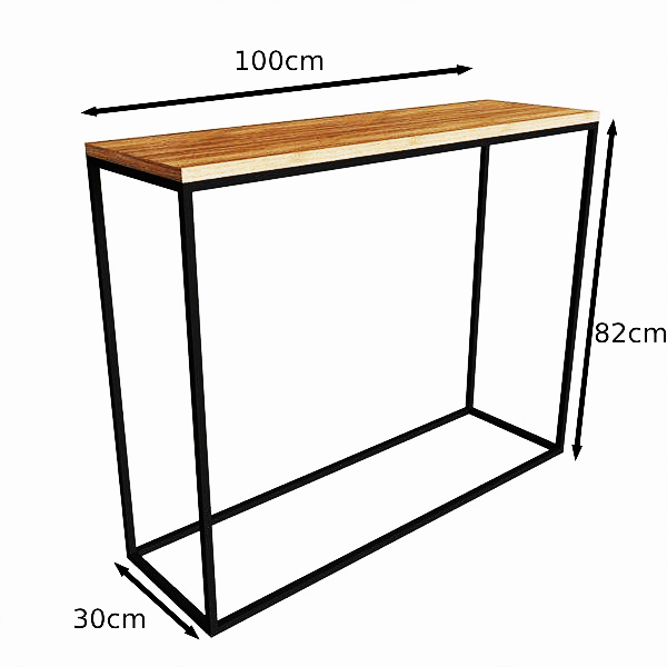 aparador industrial metalo 100 x 30 x 82 - My Store