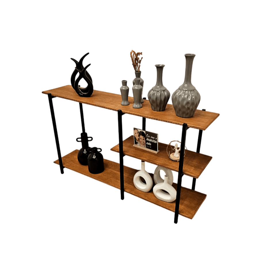 aparador industrial vengog tubular 136 x 34 x 75 - My Store