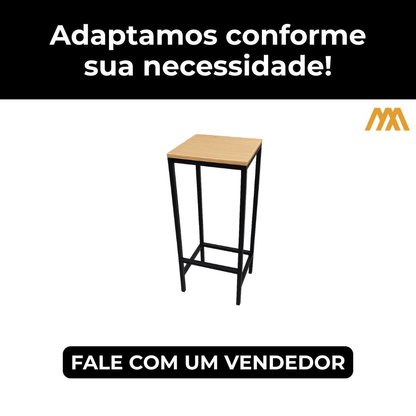 Banqueta Estilo Industrial Levis - MetaloArt