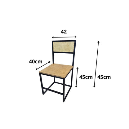 Cadeira Estilo Industrial Mônaco - MetaloArt