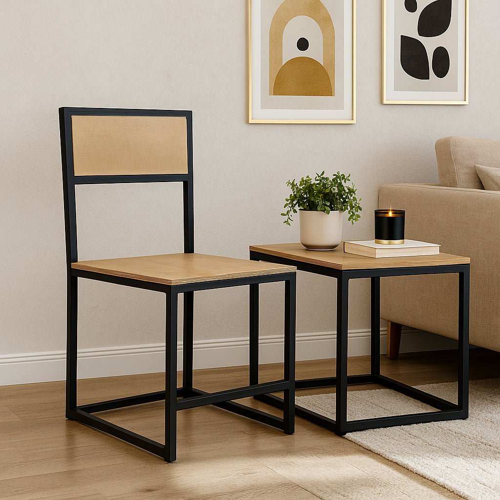 Cadeira Estilo Industrial Mônaco - MetaloArt