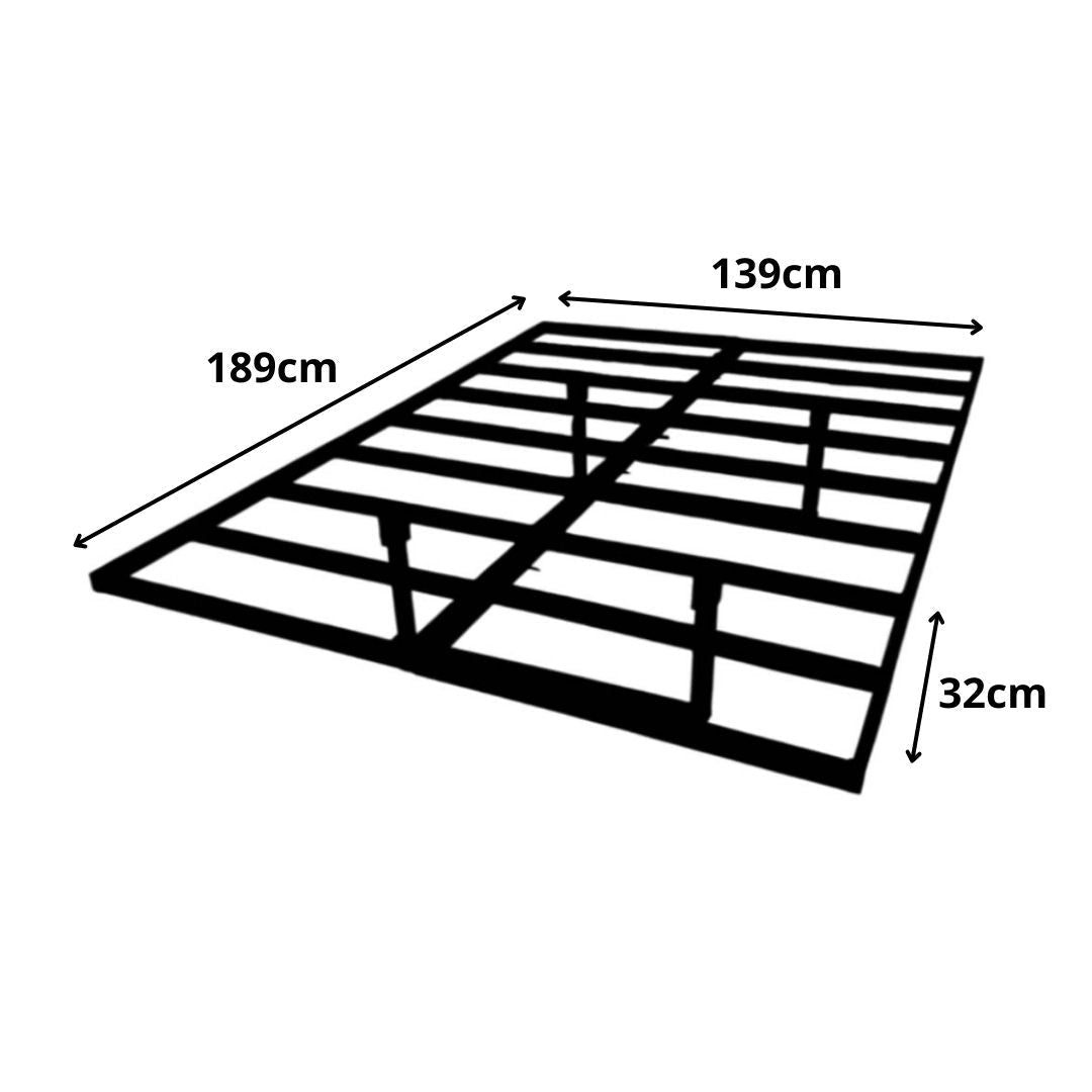 Medida da Cama Flutuante Malta - MetaloArt