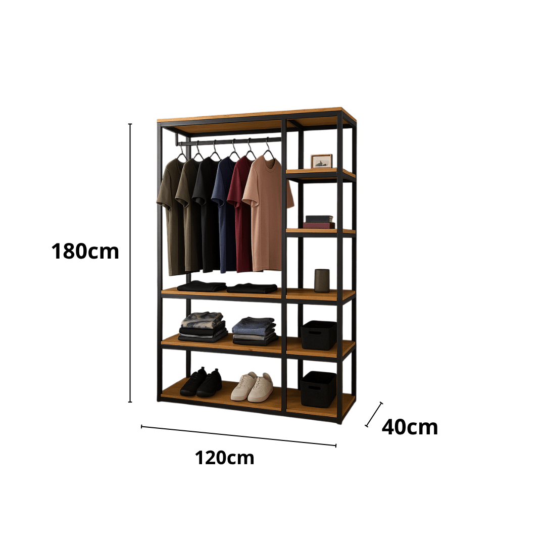 Closet Industrial Duomo - MetaloArt