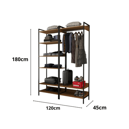 Medidas do Closet Industrial Modein - MetaloArt