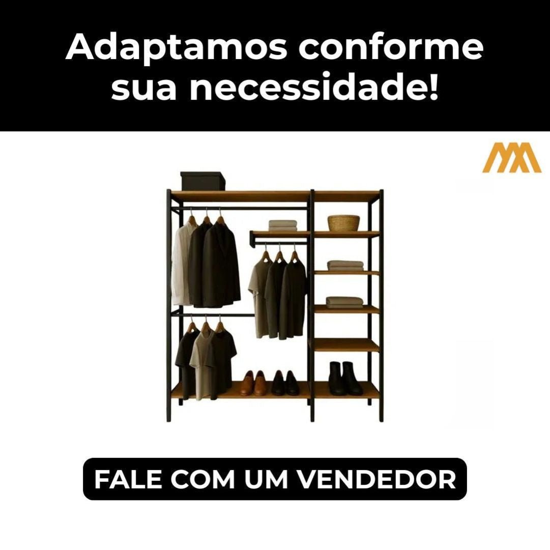 Adaptamos o Closet Industrial Versalhes - MetaloArt
