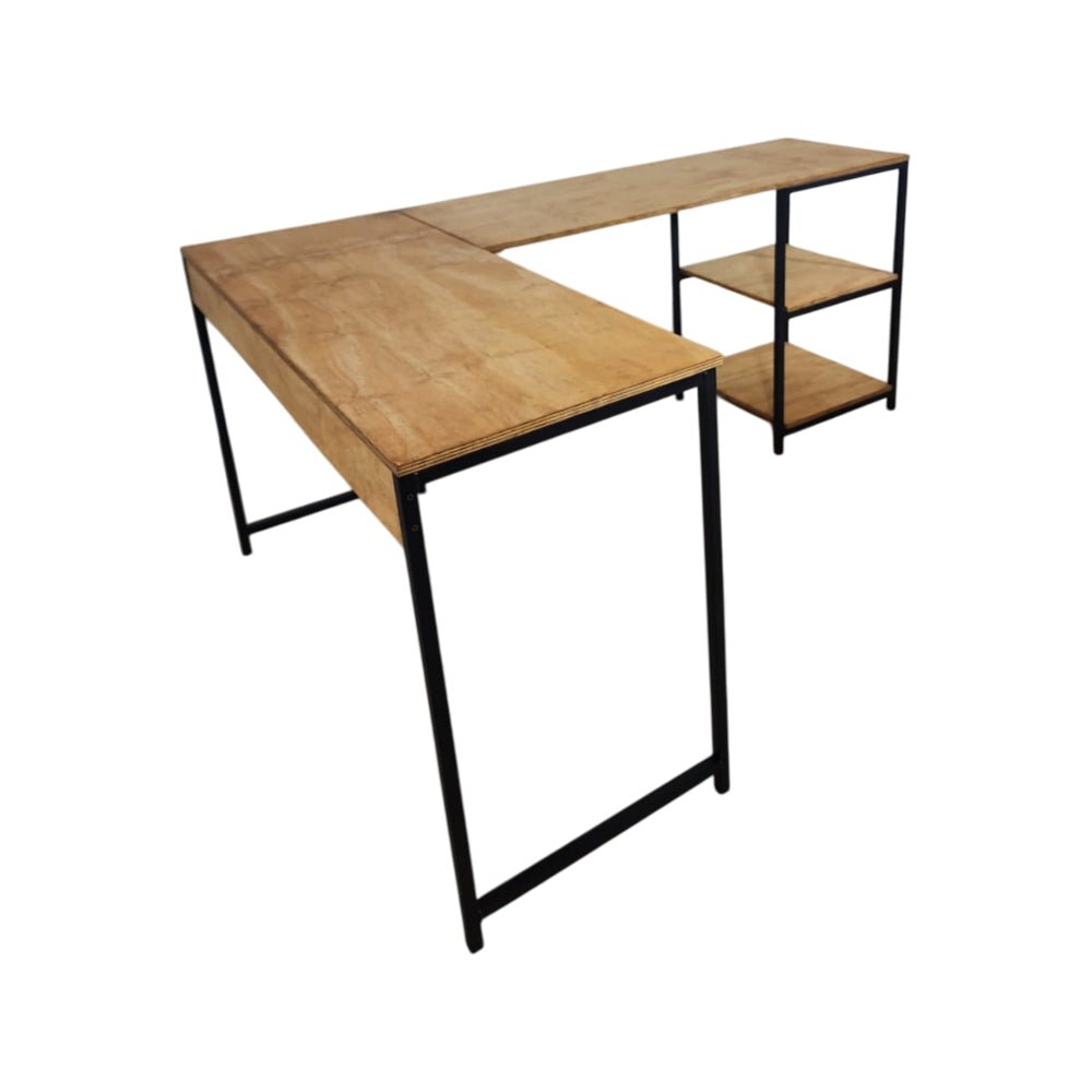 Escrivaninha em L Industrial Florença - MetaloArt