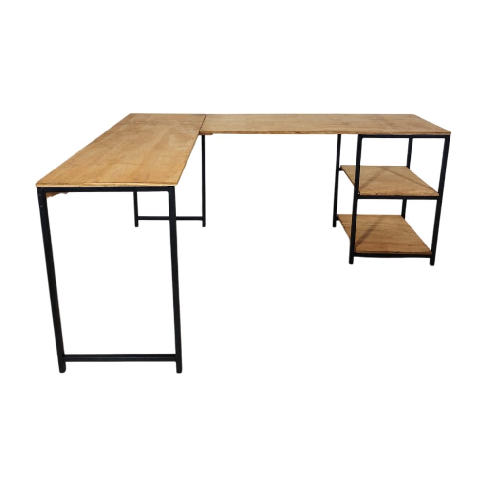 Escrivaninha em L Industrial Florença - MetaloArt