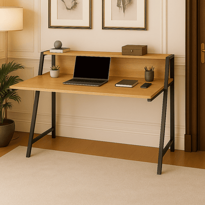 Ambiente com a Escrivaninha Industrial Deluxe - MetaloArt