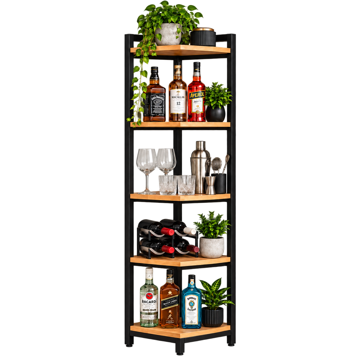 Estante Estilo Industrial Vertice - MetaloArt