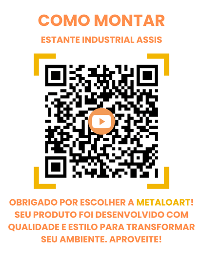 Estante Industrial Assis - MetaloArt