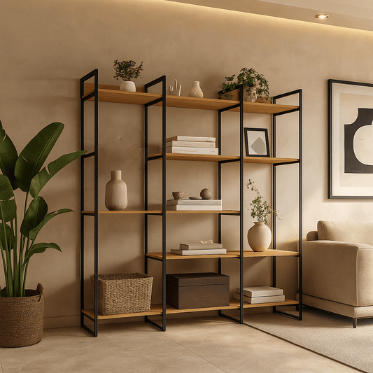 Estante Industrial Prisma - MetaloArt