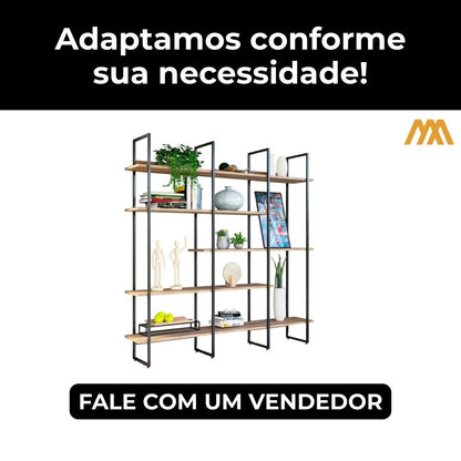 Estante Industrial Prisma - MetaloArt