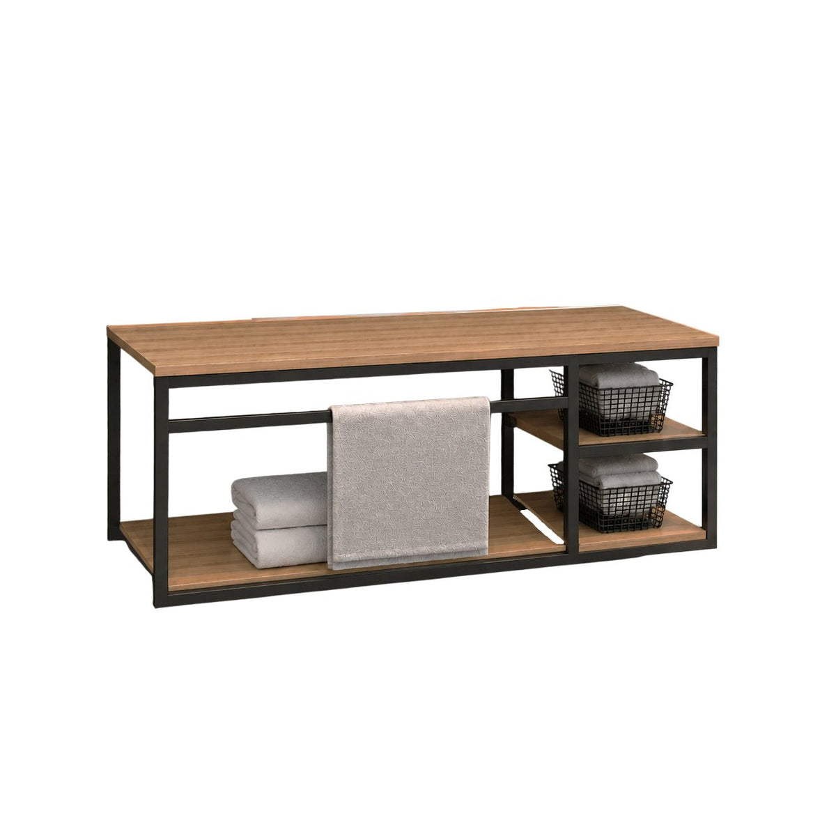 Gabinete para Banheiro Estilo Industrial Lux - MetaloArt