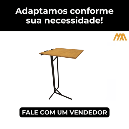 Mesa Bistrô Estilo Industrial - MetaloArt