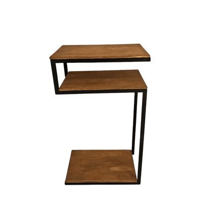 Mesa de apoio lateral industrial em S - MetaloArt