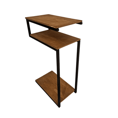 Mesa de apoio lateral industrial em S - MetaloArt