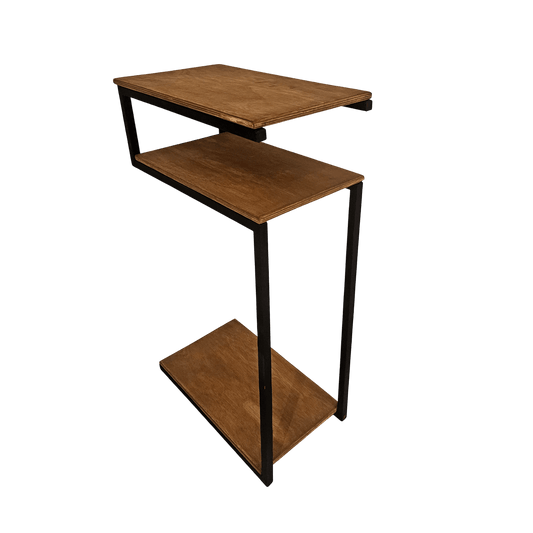 Mesa de apoio lateral industrial em S - MetaloArt